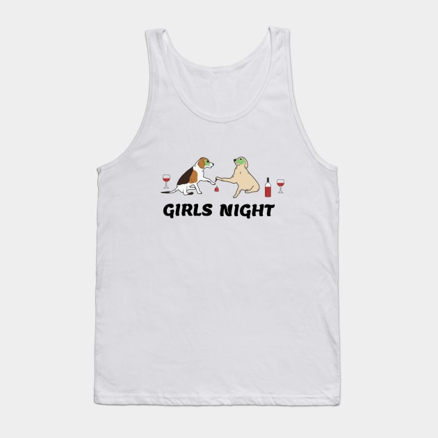 Girls night Tank Top by Jasmwills